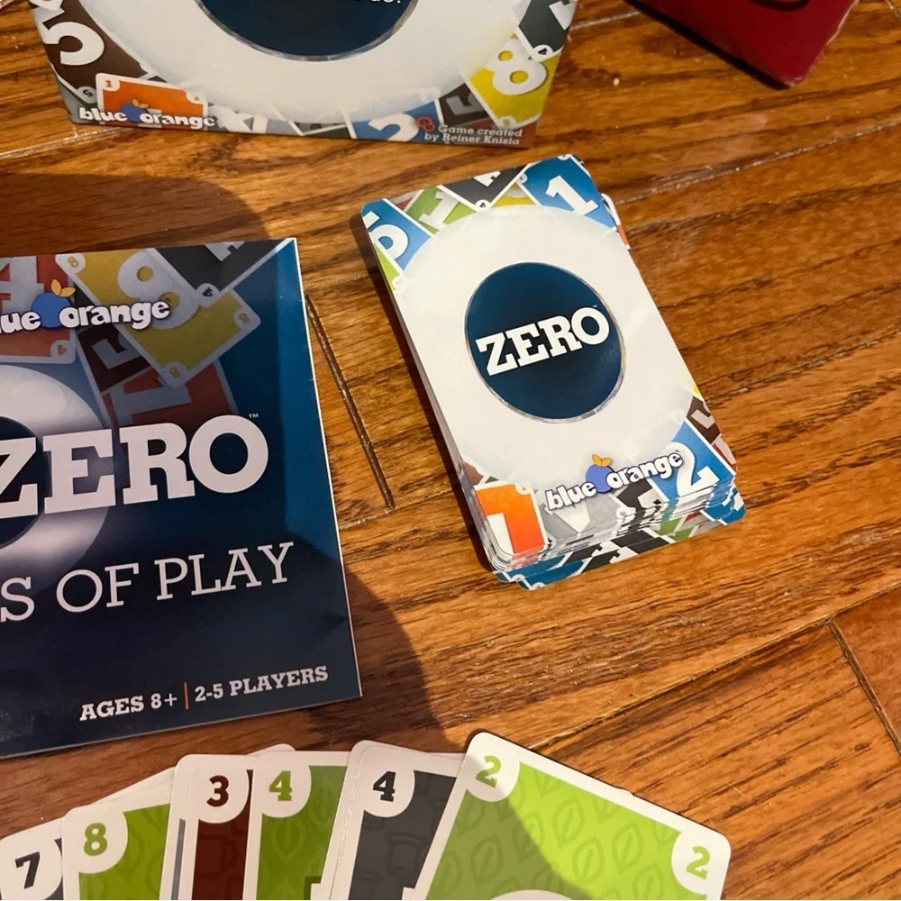 blue orange zero down